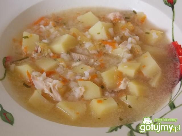 Zupa ogórkowa z ryżem 4 Zupa ogórkowa z ryżem 4