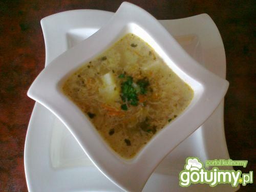 Zupa ogórkowa z ziemniakami wg Konczi