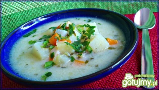 Zupa ogórkowo cukiniowa Zupa ogórkowo cukiniowa
