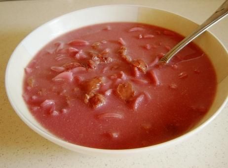 Zupa owocowa - wiśniowa Zupa owocowa - wiśniowa