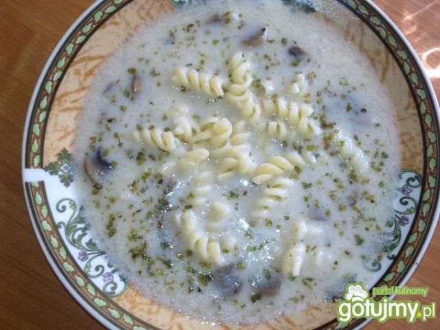 Zupa pieczarkowa z makaronem
