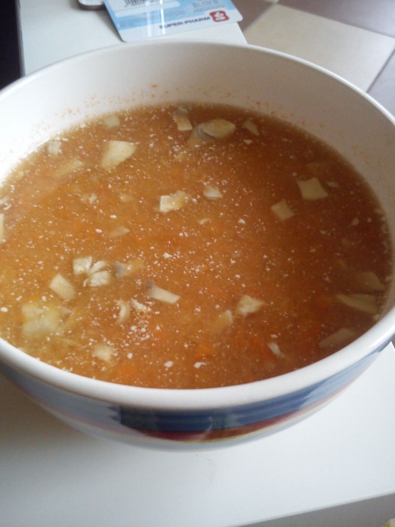 Zupa pieczarkowa z soczewicą Zupa pieczarkowa z soczewicą