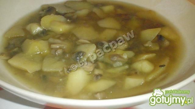 Zupa pieczarkowa z ziemniaczkami Zupa pieczarkowa z ziemniaczkami