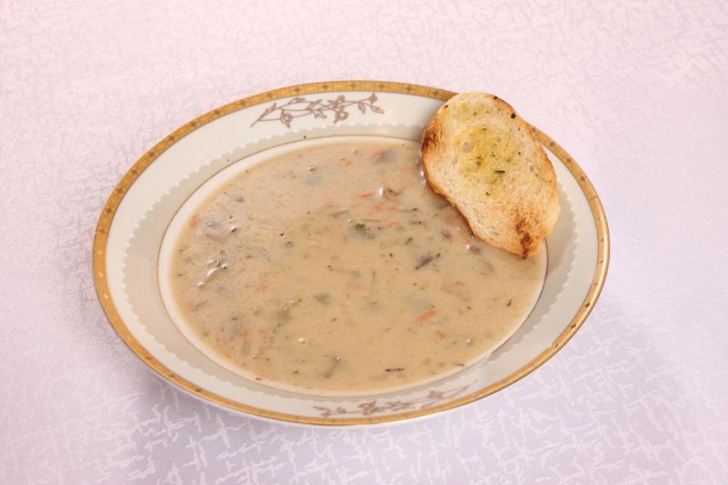 Zupa pieczarkowo serowa