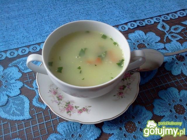 Zupa pietruszkowa z drobnym makaronem Zupa pietruszkowa z drobnym makaronem
