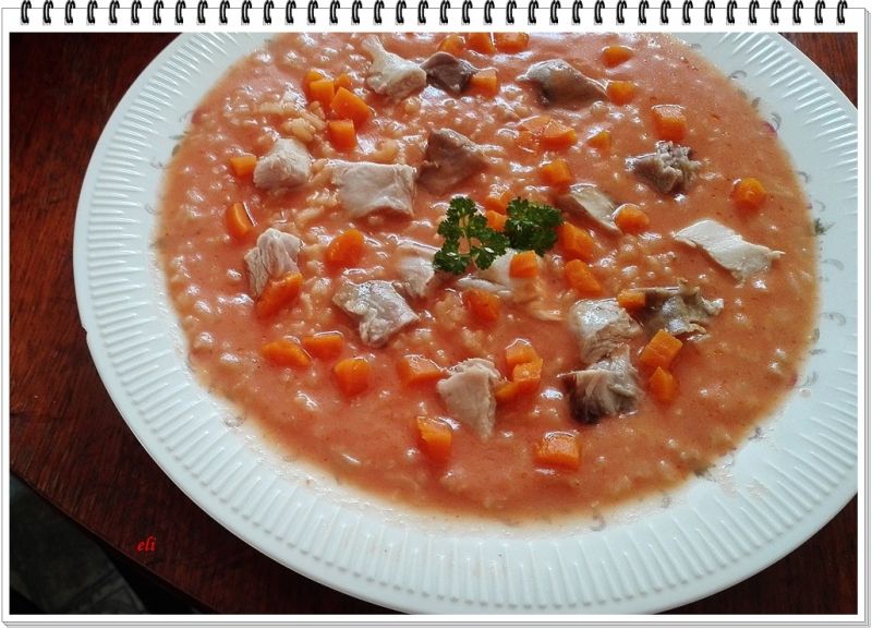 Zupa pomidorowa Eli gotowana na indyku