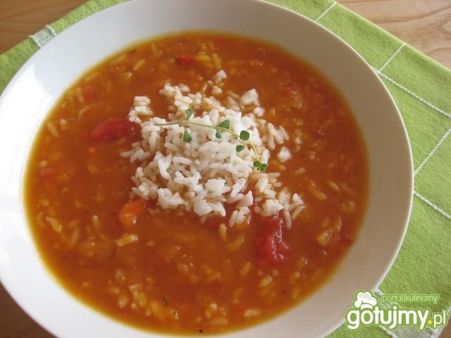 Zupa pomidorowa z dynią                  Zupa pomidorowa z dynią