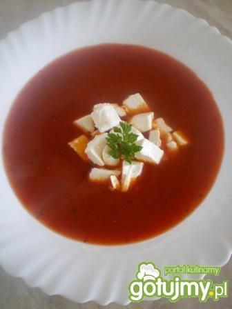 Zupa pomidorowa z fetą Zupa pomidorowa z fetą