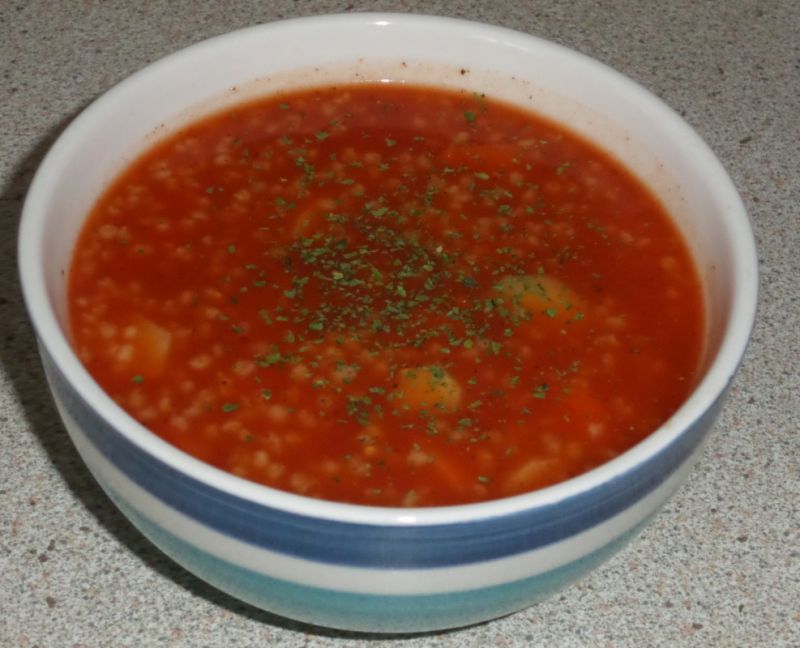 Zupa pomidorowa z kaszą Zupa pomidorowa z kaszą