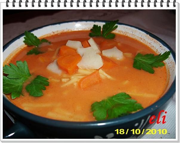 Zupa pomidorowa z makaronem Eli 2