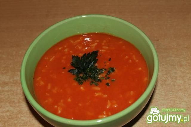 Zupa pomidorowa z ryżem 4