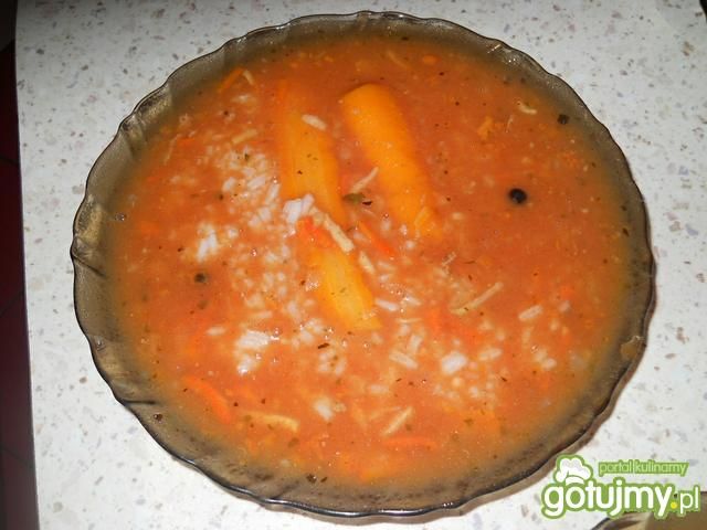 Zupa pomidorowa z ryżem Zupa pomidorowa z ryżem