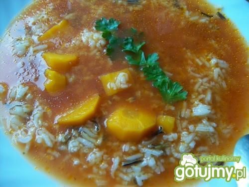Zupa pomidorowa z ryżem basmati z dzikim Zupa pomidorowa z ryżem basmati z dzikim