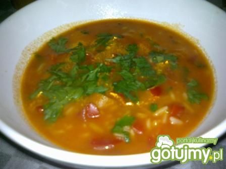Zupa pomidorowo-paprykowa. Zupa pomidorowo-paprykowa.