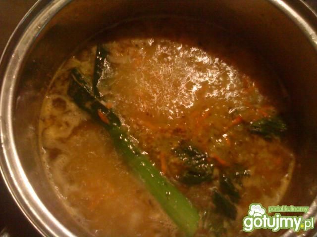 Zupa porowo-cebulowa Zupa porowo-cebulowa