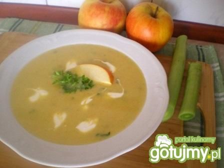 Zupa porowo-jabłkowa Zupa porowo-jabłkowa