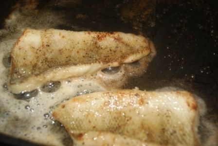 Zupa rybna ( z imbirem) i smażony antar