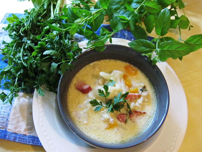 Zupa serowa - aromatyczna Zupa serowa - aromatyczna