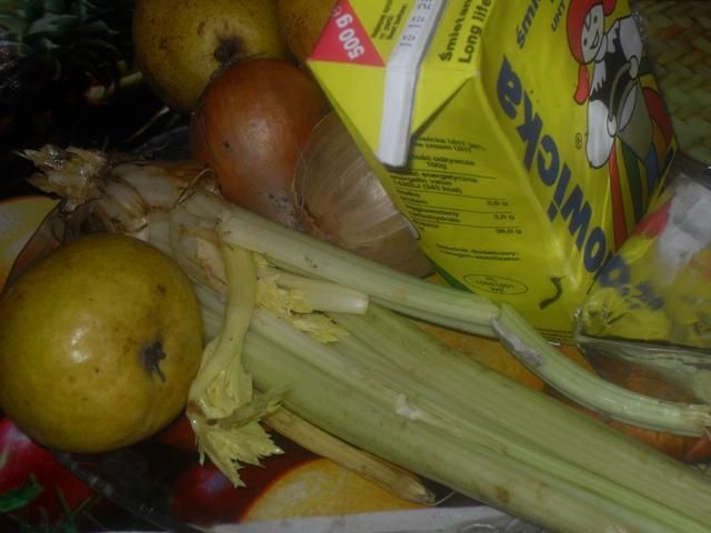 Zupa serowa z gruszką Zupa serowa z gruszką