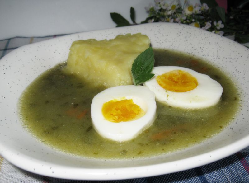 Zupa szczawiowa do ziemniaków