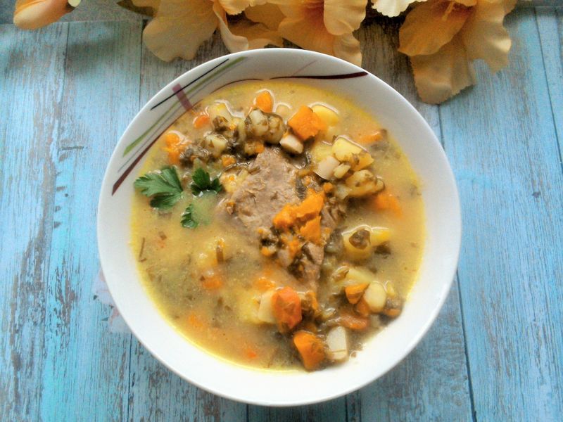 Zupa szczawiowa z dynią  Zupa szczawiowa z dynią