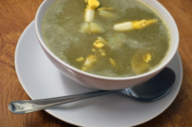 Zupa szczawiowa z ziemniakami i jajkiem