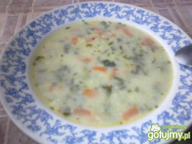 Zupa szczawiowa zabielana Zupa szczawiowa zabielana