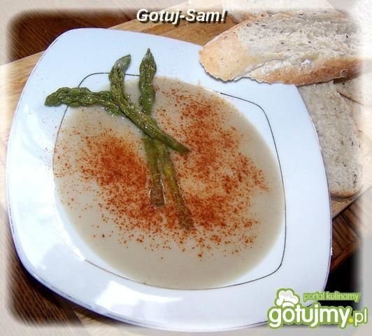 Zupa szparagowobakłażanowa Zupa szparagowobakłażanowa