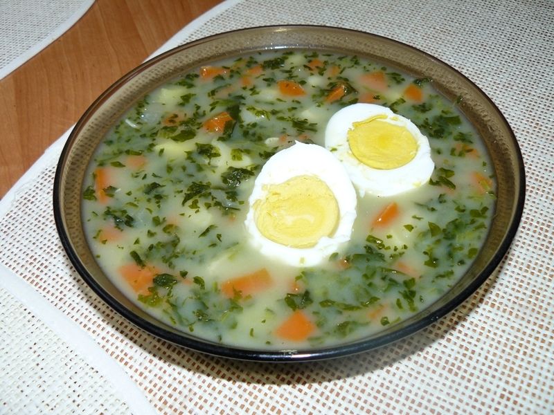 Zupa szpinakowa  Zupa szpinakowa
