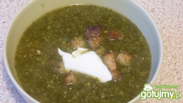 Zupa szpinakowa z tofu Zupa szpinakowa z tofu
