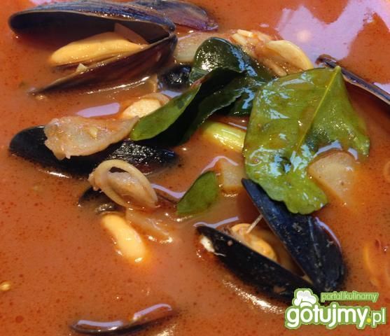 Zupa tajska z mulami