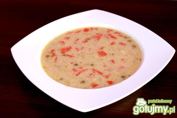 Zupa warzywna z dodatkiem kefiru  Zupa warzywna z dodatkiem kefiru