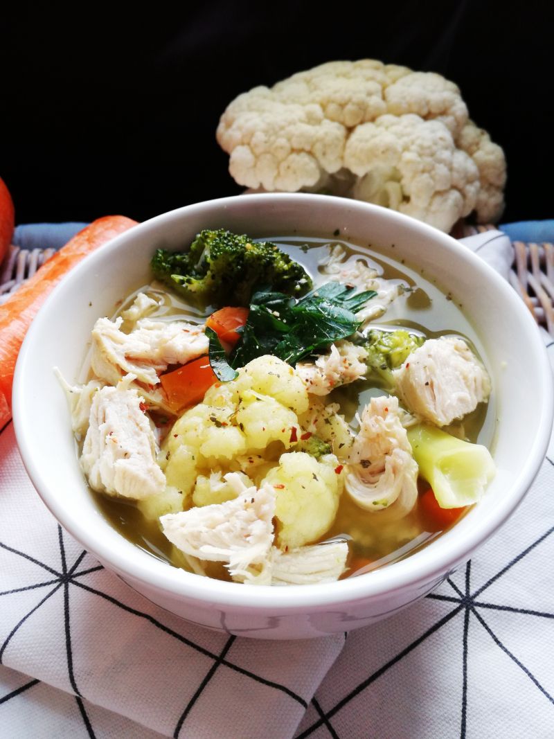Zupa warzywna z kurczakiem Zupa warzywna z kurczakiem