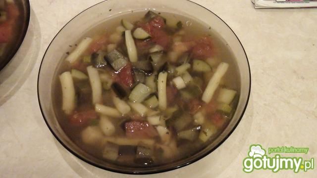 Zupa włoska z bakłażanem