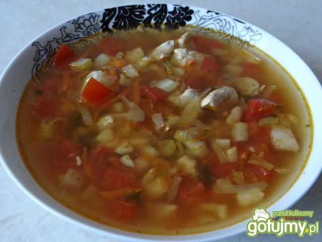 Zupa włoska z kurczakiem Zupa włoska z kurczakiem