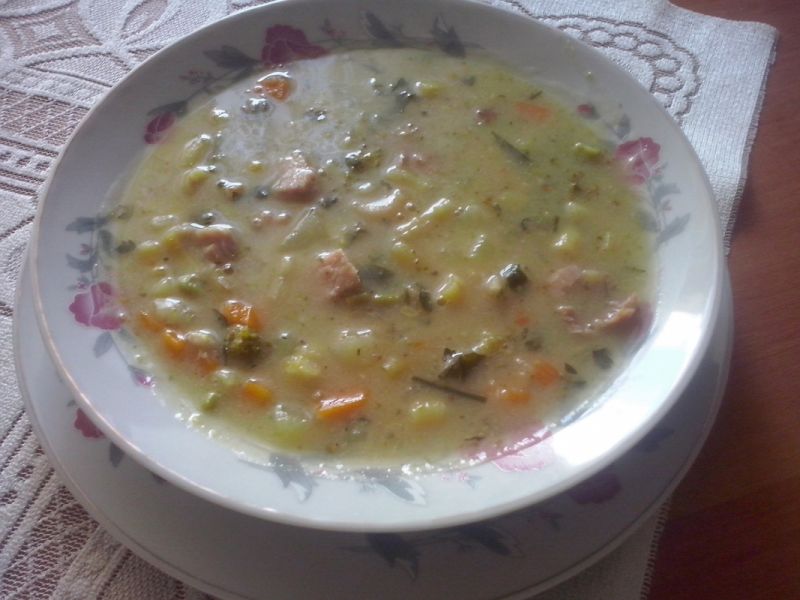 Zupa "wokół ogródka "