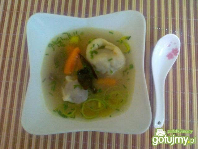 Zupa Won Ton z pierożkami