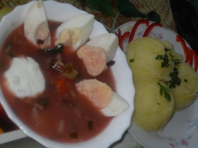 Zupa z boćwiną i kapustą pekińską