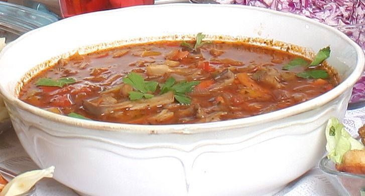 Zupa z boczniaków i mrożonych warzyw Zupa z boczniaków i mrożonych warzyw