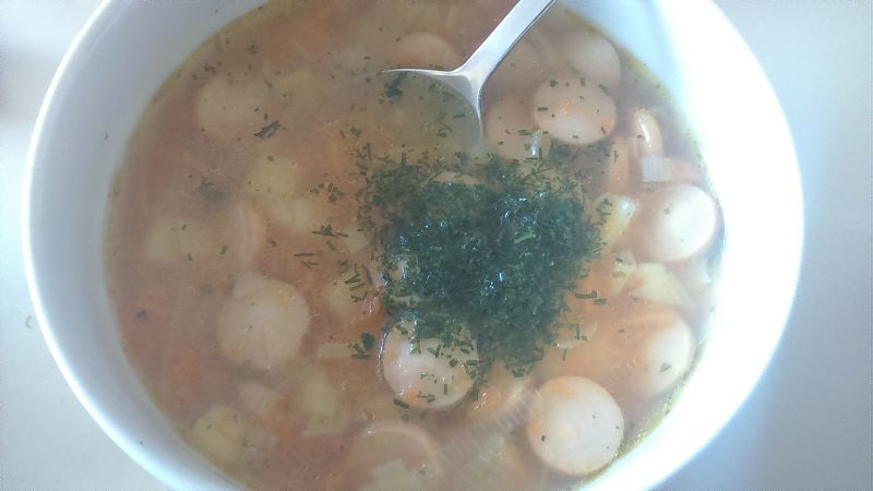 Zupa z chrzanem i porem Zupa z chrzanem i porem