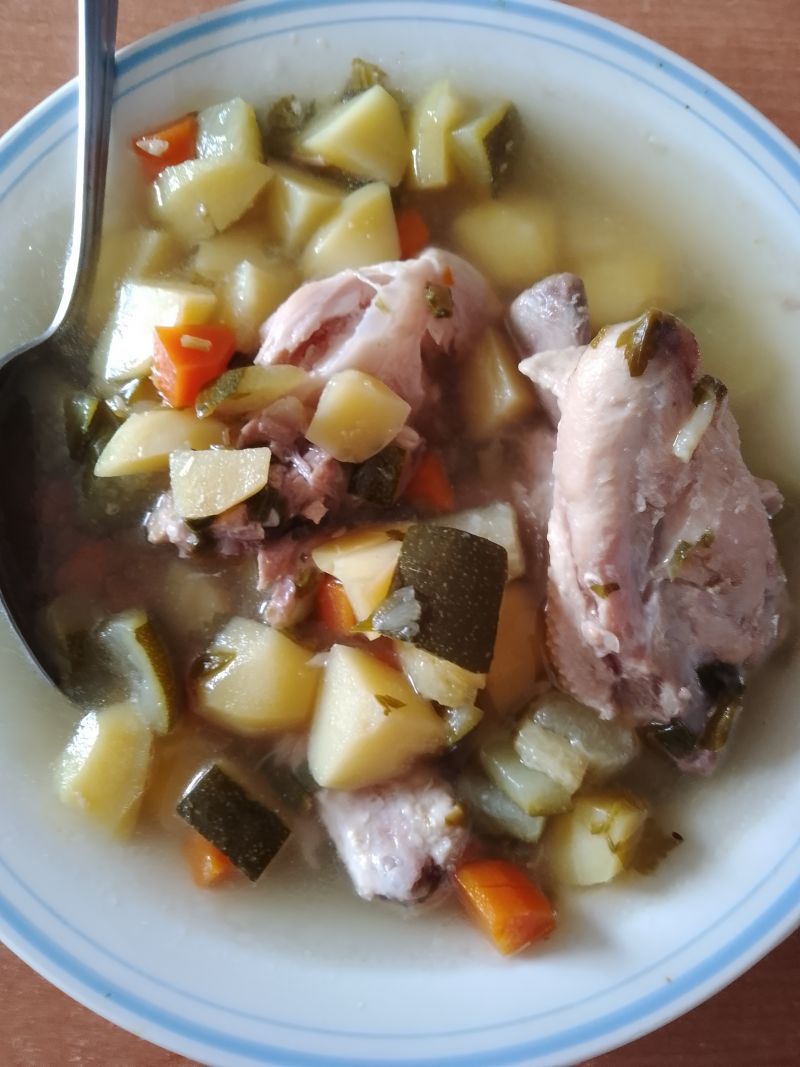 Zupa z cukinii wg.Irenki