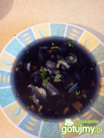 Zupa z czerwonej kap. z kładzionymi klus Zupa z czerwonej kap. z kładzionymi klus