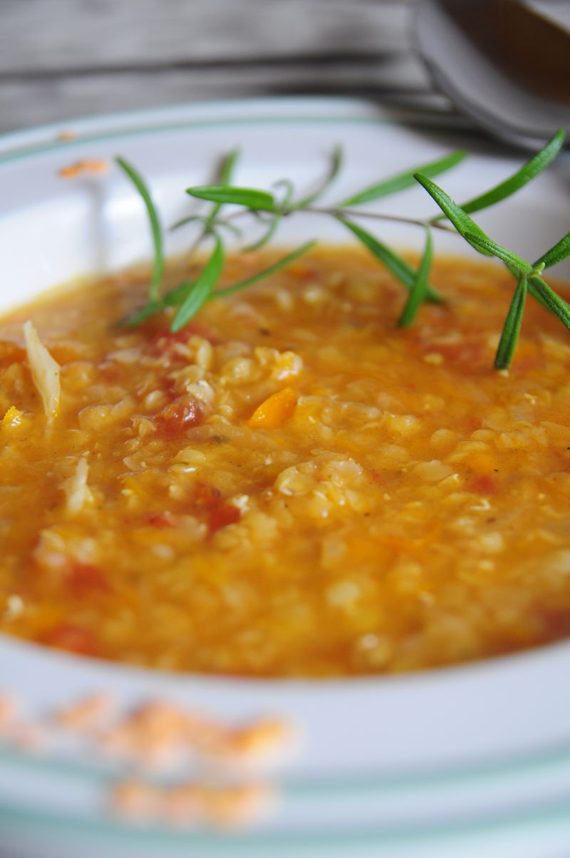 Zupa z czerwonej soczewicy