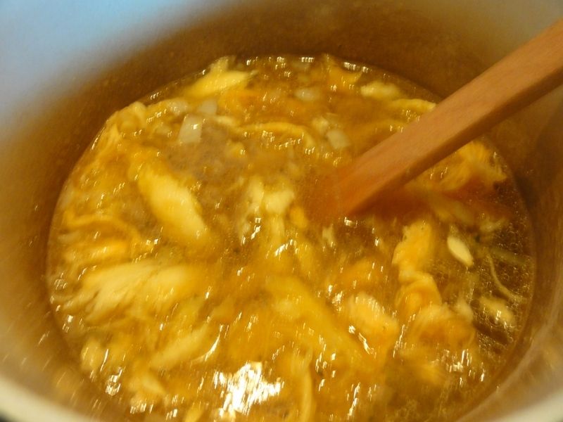 Zupa z dyni z grzaneczkami