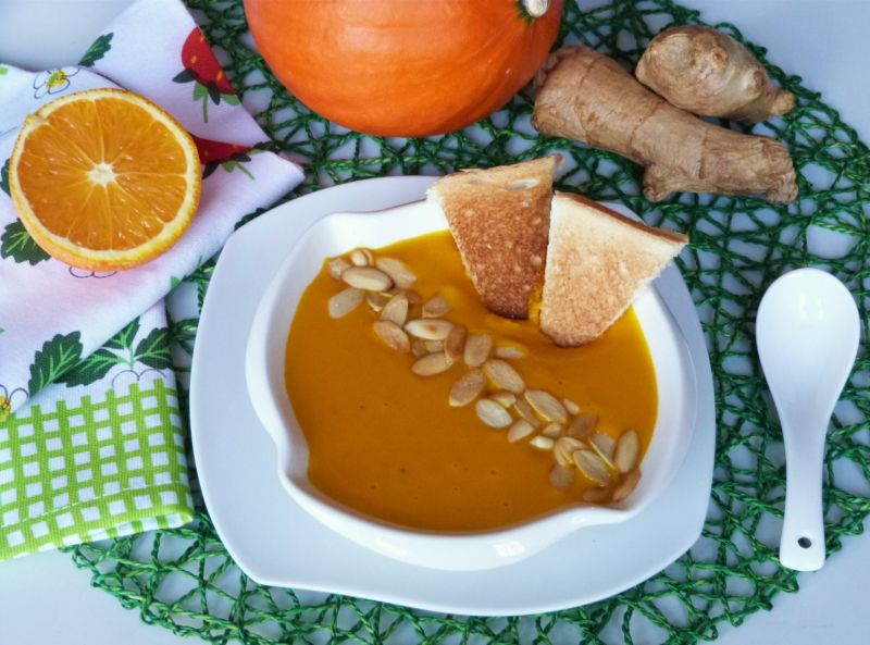 Zupa z dyni z nutką imbiru