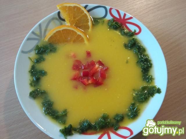 Zupa z dyni z pomarańczą Zupa z dyni z pomarańczą