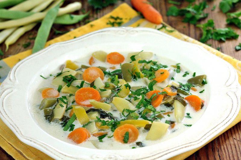 Zupa z fasolki szparagowej Zupa z fasolki szparagowej