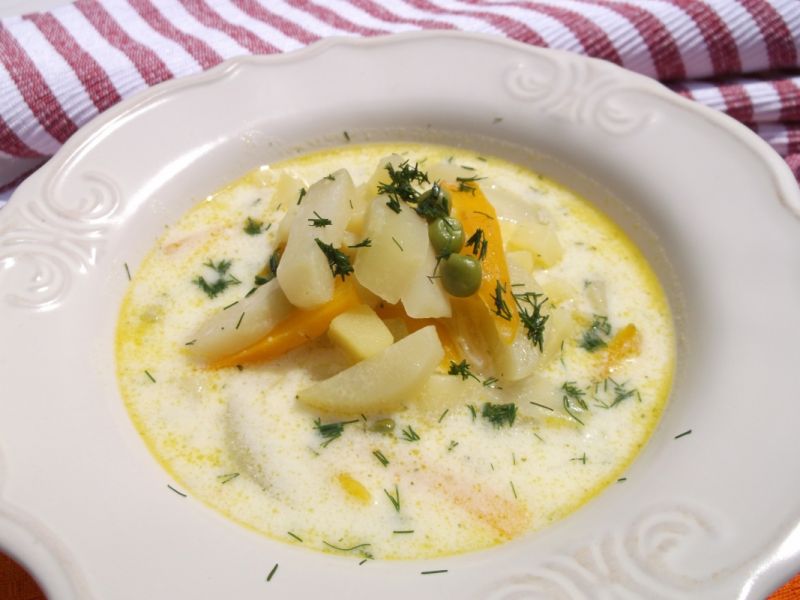 Zupa z kalarepką Zupa z kalarepką