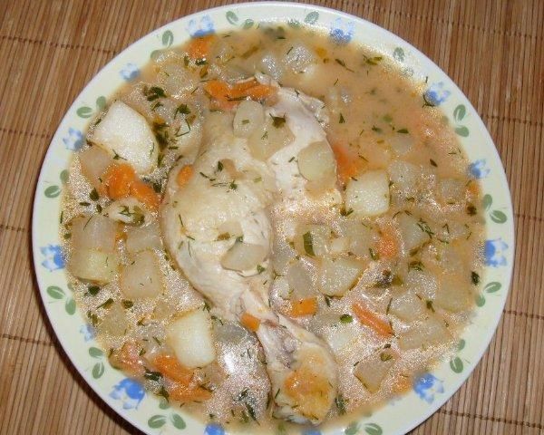 Zupa z kalarepki. Zupa z kalarepki.
