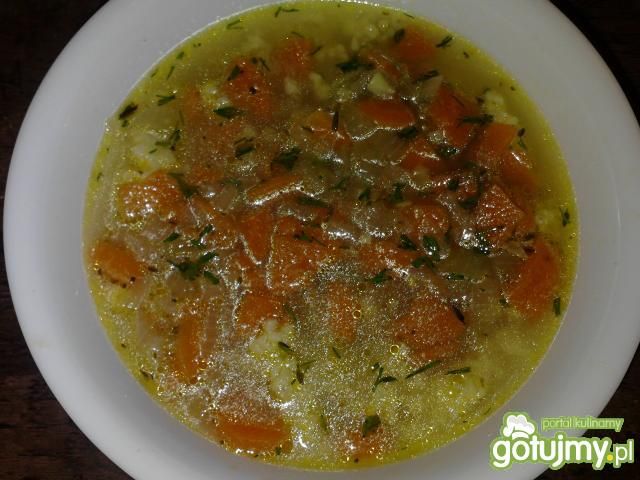 Zupa z kaszą jaglaną na dobre trawienie